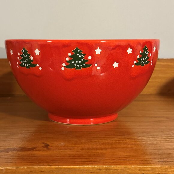 Waechtersbach Germany Christmas Tree Serving Bowl 9" - Picture 7 of 12
